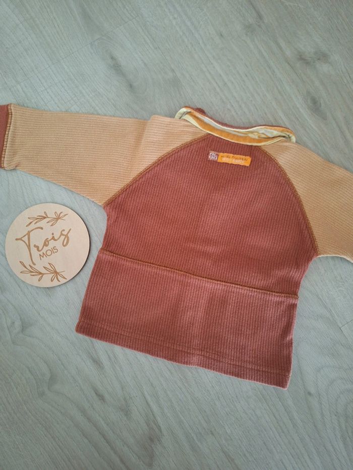 Veste marron 3 mois - photo numéro 4