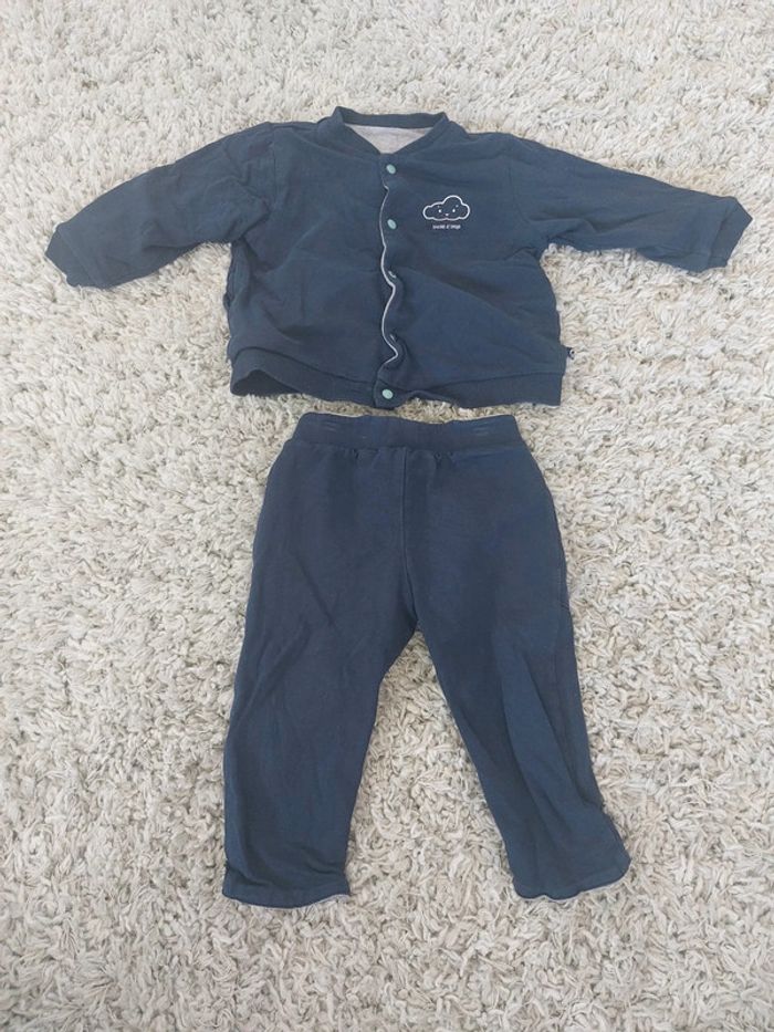 Ensemble (pantalon + veste) réversible Sucre D'orge 18 mois