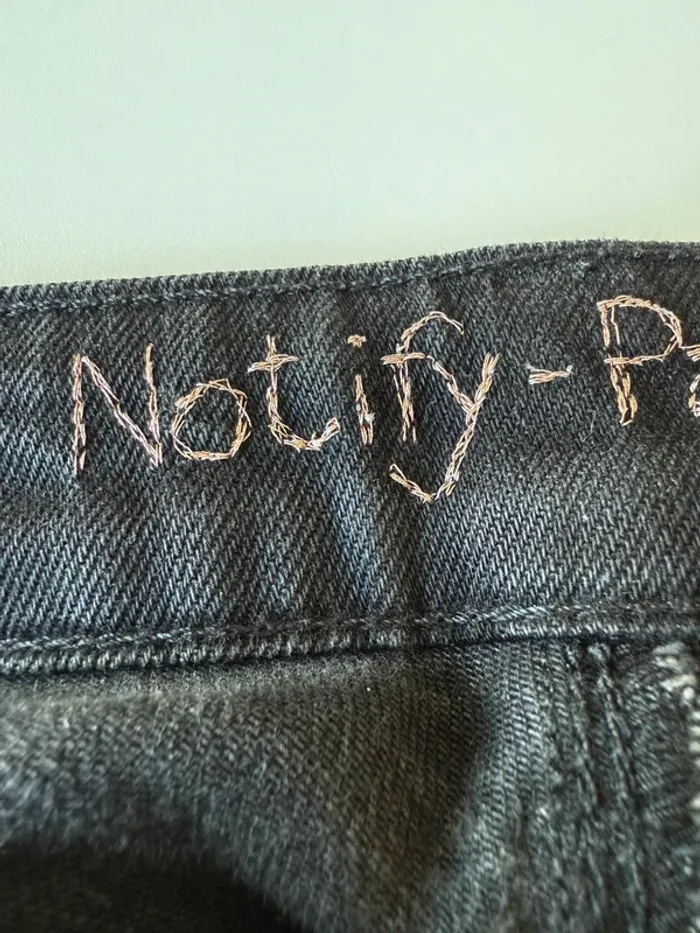 Jeans noir flare notify paris - photo numéro 4