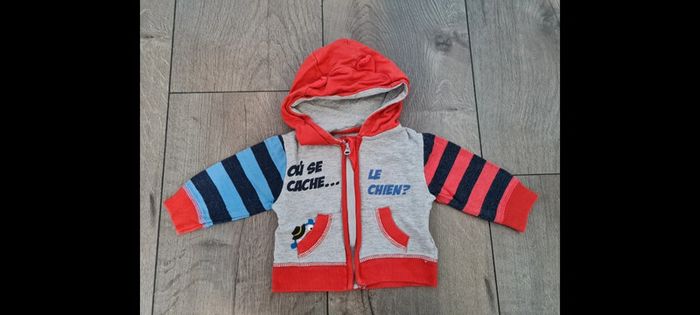 Lot 5 sweats garçon 6 mois - photo numéro 8