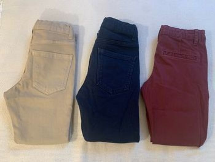 Lot 3 pantalons garçon 7 ans - photo numéro 3