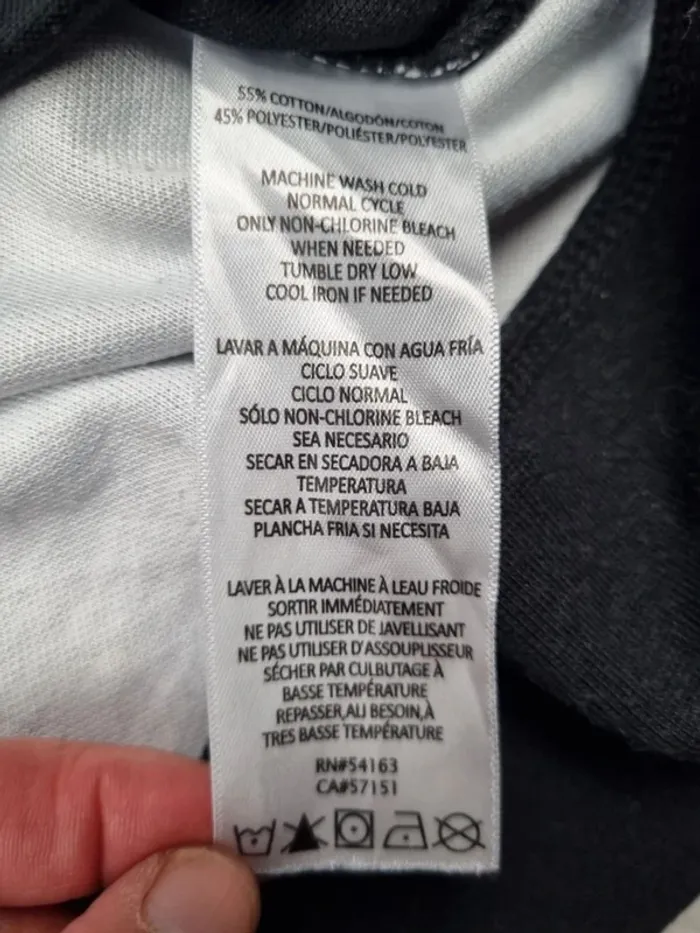Sweat à capuche Tommy Hilfiger – Bicolore noir et gris – Taille S/36 Femmes - photo numéro 7
