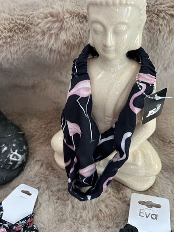 Lot accessoire cheveux chouchou/bandeaux cheveux en satin - photo numéro 3