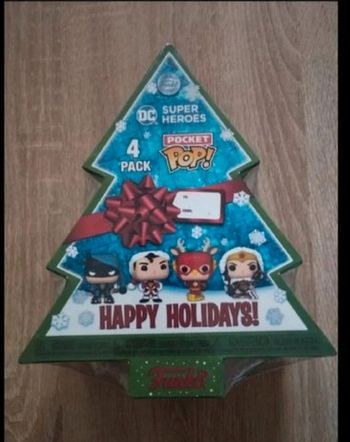 Funko Pop mini DC Super Heroes Happy Holiday