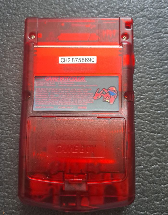 Console Game Boy Color Pokémon Dracaufeu -Ecran retro éclairé IPS + Boite - photo numéro 4