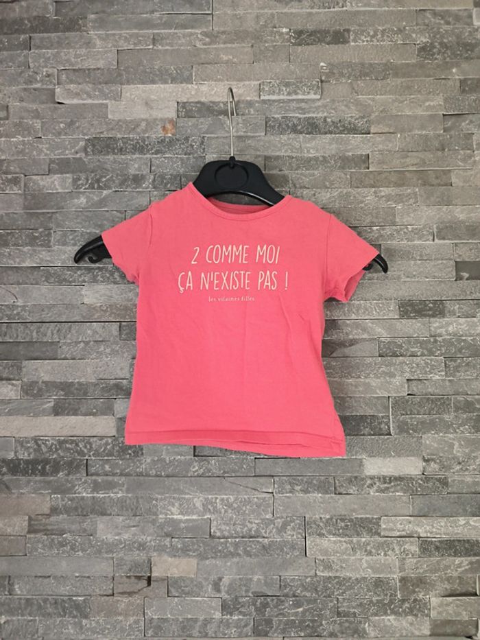 T-shirt Gémo les vilaine fille 24 mois