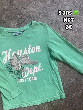 T-shirt 🍀 3 ans 🍀 NKY