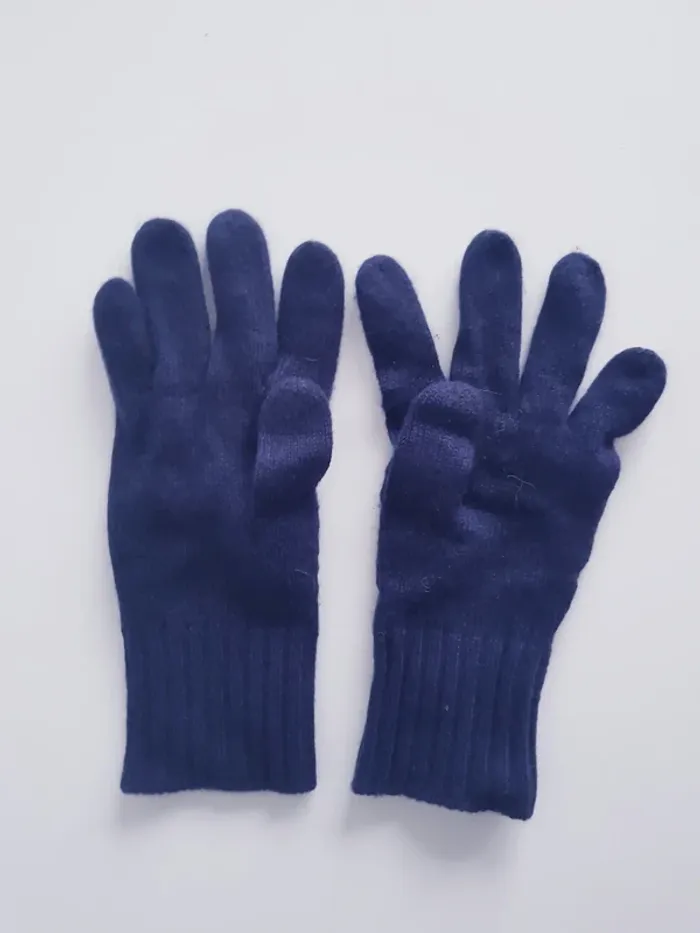 Rodier - Gants en cachemire - Bleu marine - Taille unique - Neufs ! - photo numéro 2