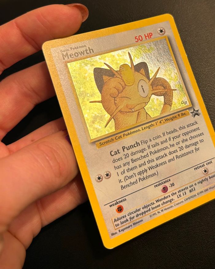 Carte Pokémon anglaise Meowth 10 - photo numéro 5