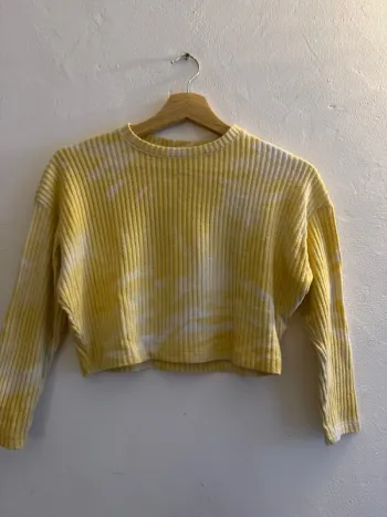 Pull léger jaune H&M 9:10 ans