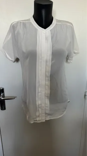 Blouse blanche transparente femme 36