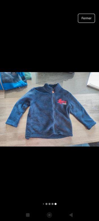 Gilet polaire garçon 24 mois