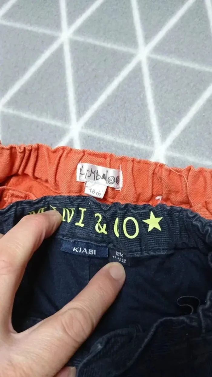 🦁Lot 4 pantalons, 18 mois - photo numéro 7