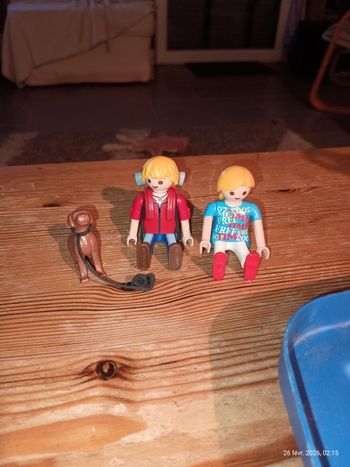 Playmobil couple de randonneurs
