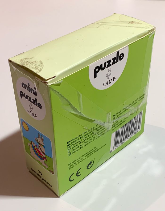 Lot 2 puzzles, lama et coloriage, complets - photo numéro 3