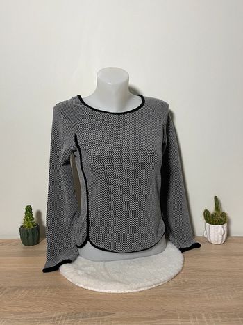 T-shirt manches longues épais à petits carreaux Promod