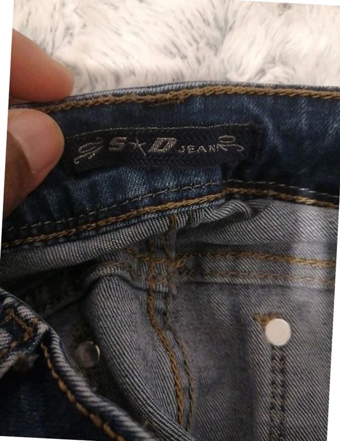 jeans skinny sans marque bleu taille 38 - photo numéro 4