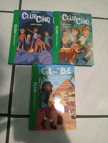 Lots de livres la bibliothèque verte