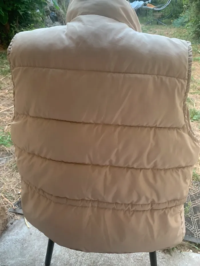 Doudoune Georgia sans manches taille M beige - photo numéro 10