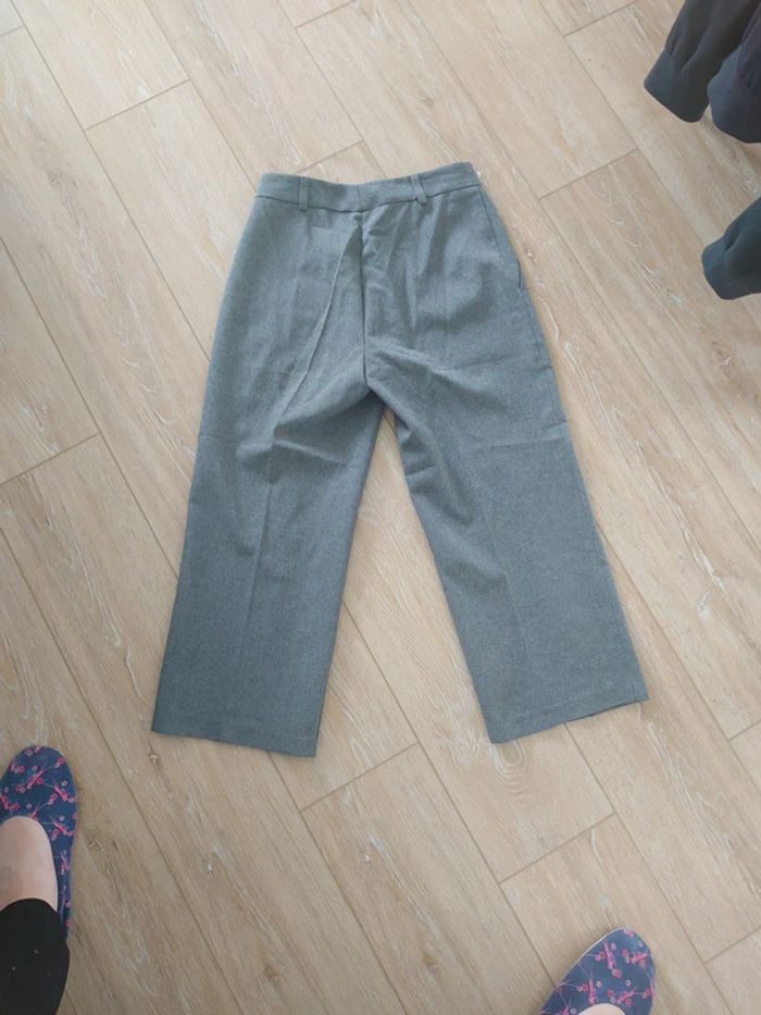 Pantacourt gris chiné - photo numéro 4