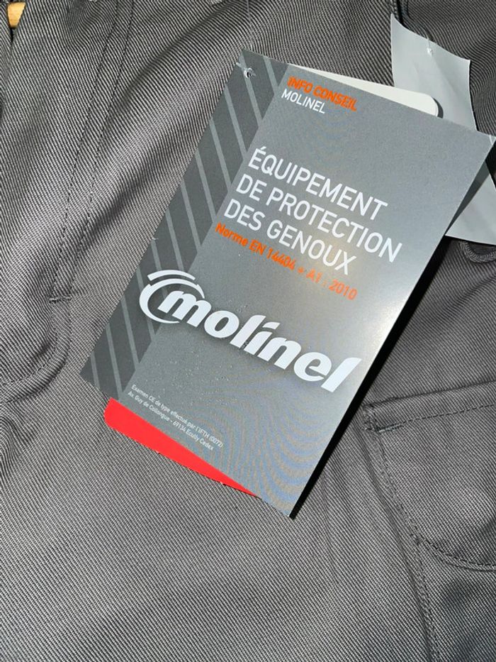 Pantalon de travail homme taille 38 molinel - photo numéro 2