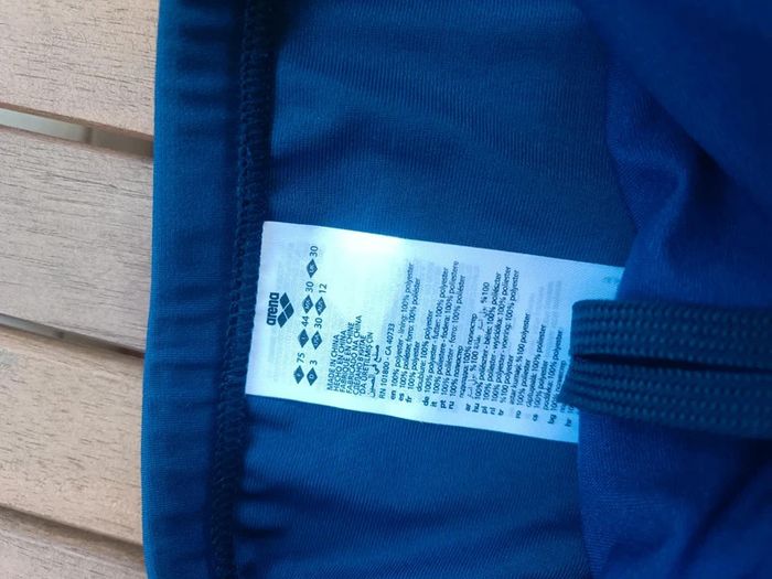 Slip de bain homme Arena Italia water polo taille 75 - photo numéro 3