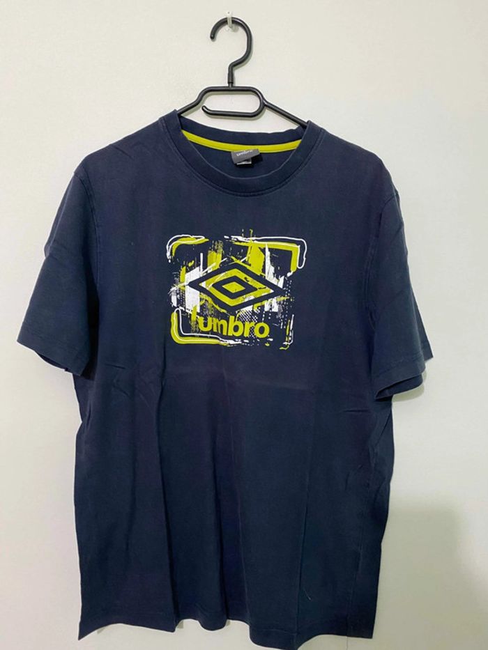 T-shirt marine/blanc/vert Umbro