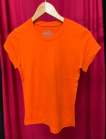 T shirt orange été