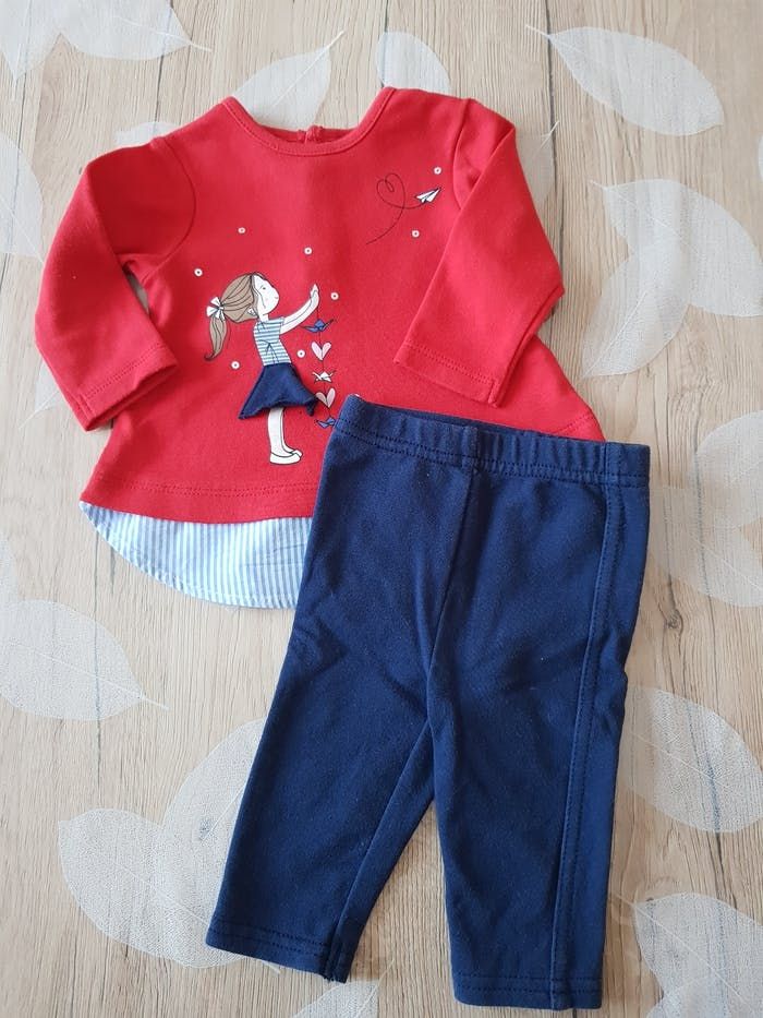 Ensemble haut + pantalon 3 mois