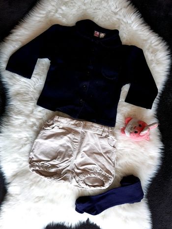 Ensemble short gilet du pareil au même 18 mois