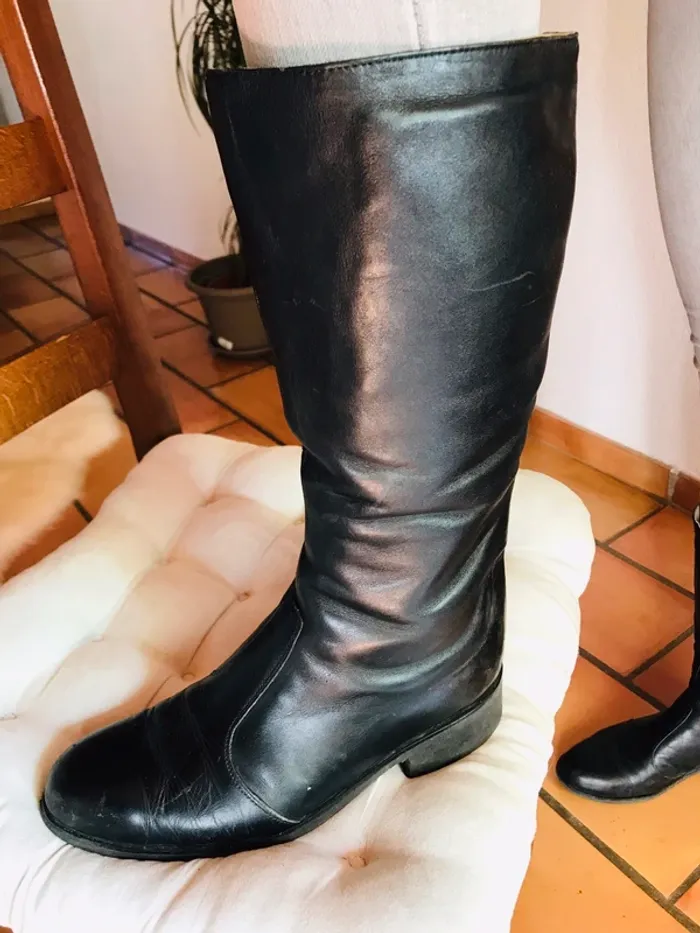 Bottes en cuir