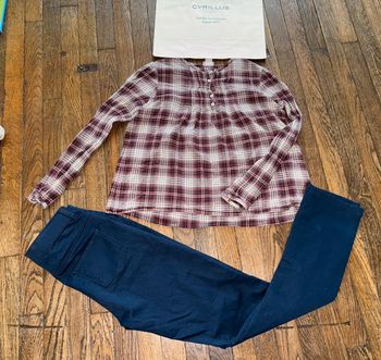 Blouse et pantalon Cyrillus 12 ans