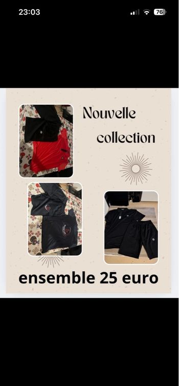 ensemble homme neuf