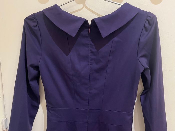 Robe longue manches longues violet mauve taille XS - photo numéro 9