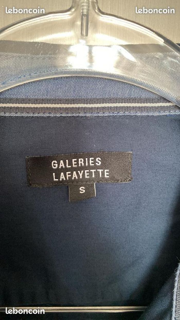 Chemise Bleu Marine Taille S Galeries Lafayette Homme Neuve - photo numéro 5