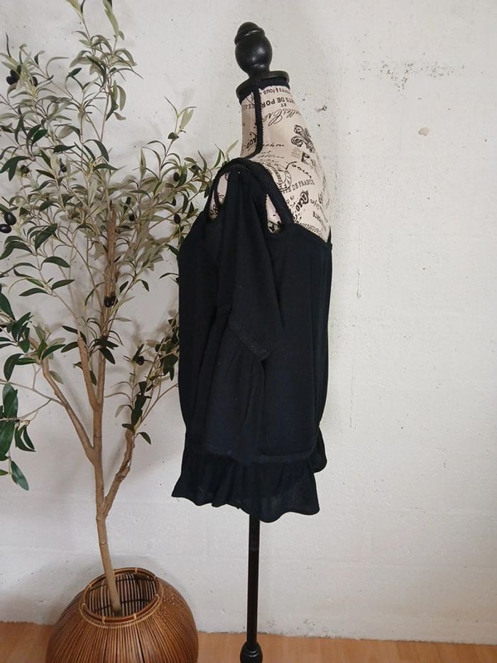 Blouse bohème épaules dénudées – Taille M Jennyfer- Très bon etat - photo numéro 7