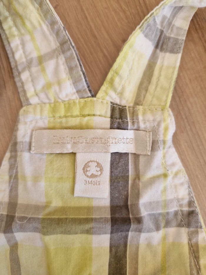 Short salopette Lulu Castagnette 3 mois - photo numéro 2