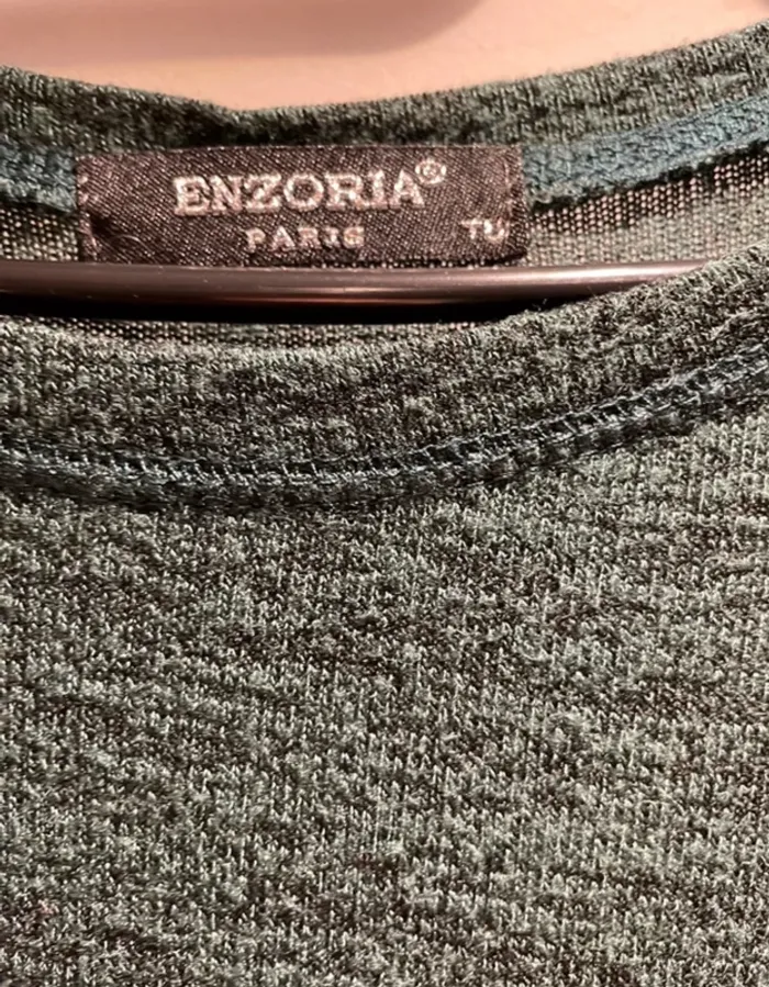 Robe verte manches 3/4 Enzoria Paris TU - photo numéro 5