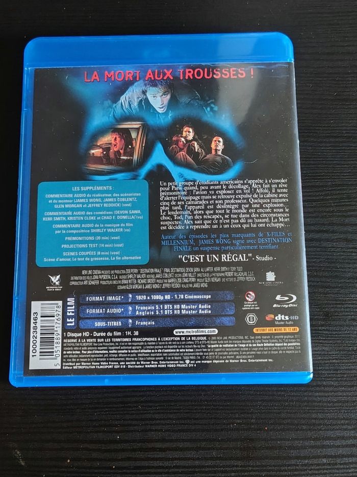 Blu Ray Destination Finale (Horreur, Culte) - photo numéro 2