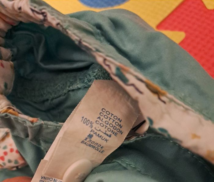 Robe verte, sergent major, taille 6 mois (67 cm) - photo numéro 4