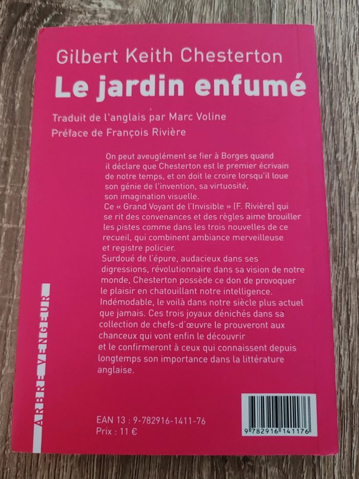Gilbert Keith Chesterton 🟣 Le jardin enfumé - photo numéro 2