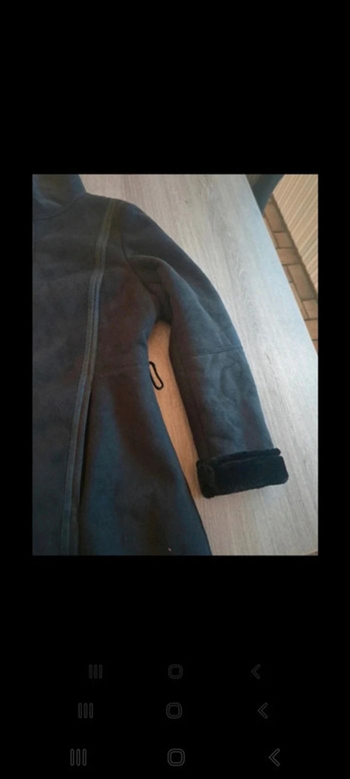 Manteau neuve bleu matine taille 38 - photo numéro 3