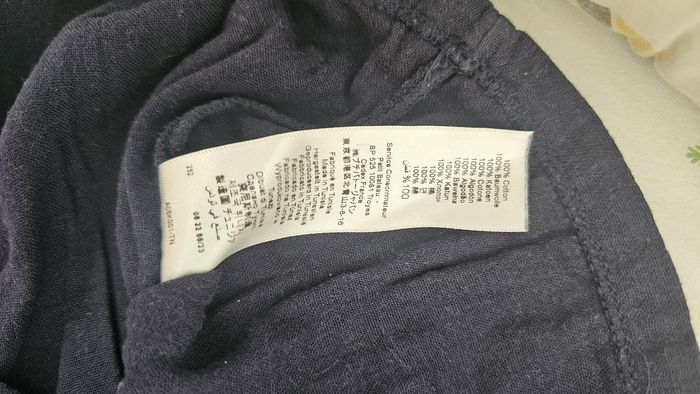 Robe PETIT BATEAU 3 mois / 60 cm – Rayée & gaze de coton - photo numéro 5