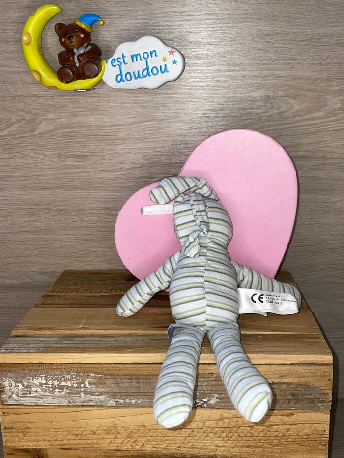 CYL16 doudou lapin 🐰 cadet Rousselle - photo numéro 2