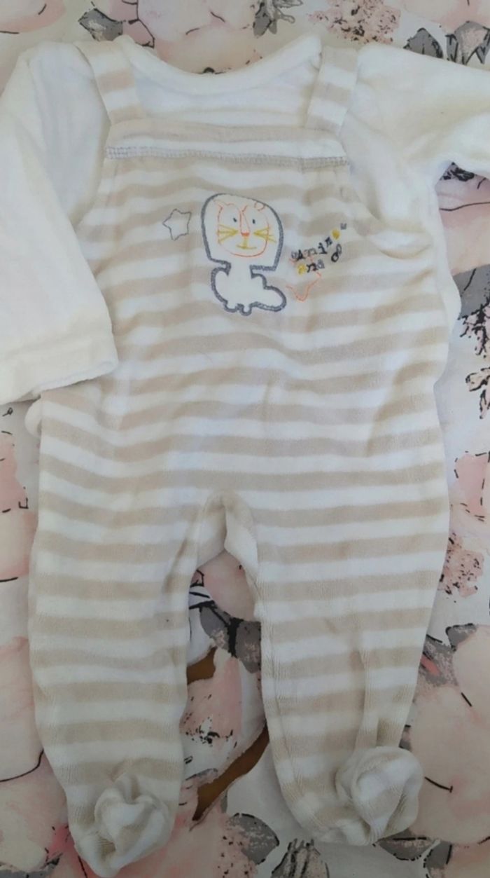 Lot de 9 pyjamas epais 1 mois - photo numéro 4