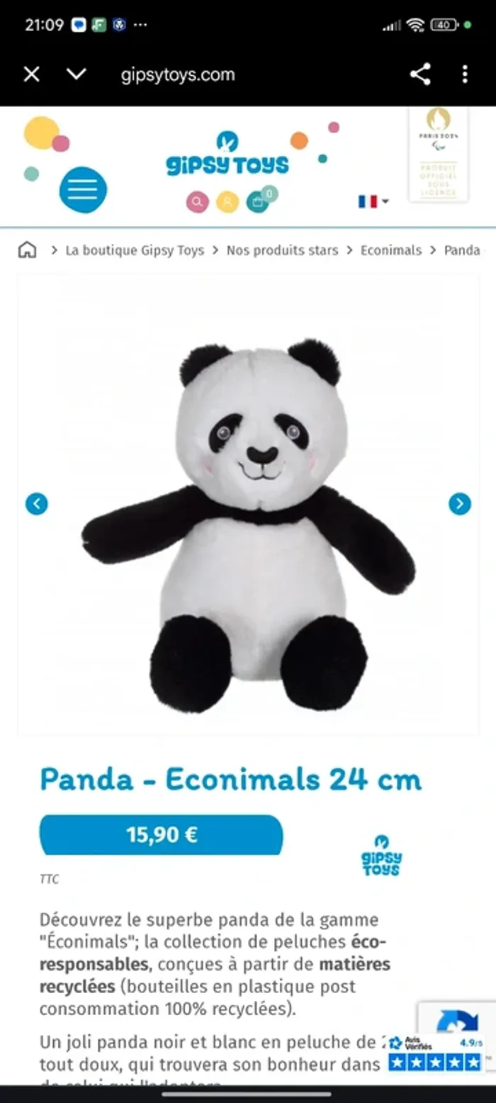 Lot de 9 peluches - photo numéro 6