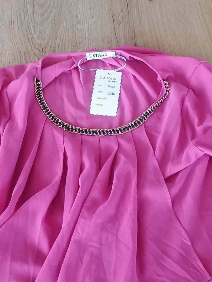 blouse fushia transparente L/XL - photo numéro 4