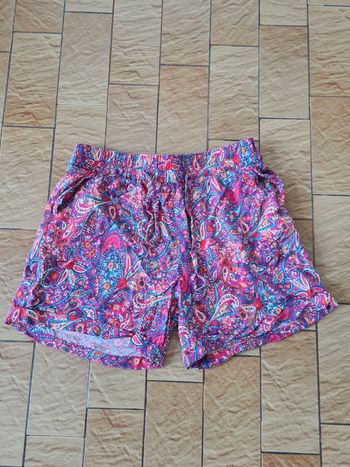 Short léger motifs roses Firefly / Taille 38