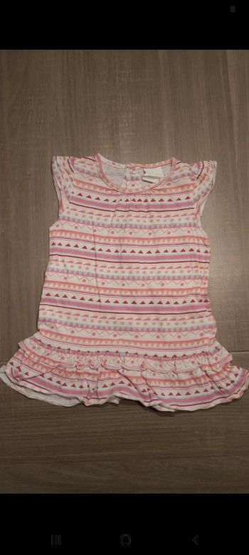 Robe été multicolore