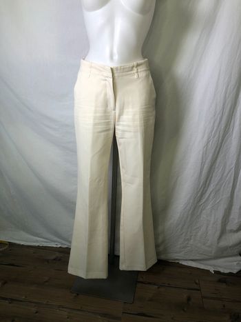 Pantalon de ville H&M crème taille 34 comme neuf